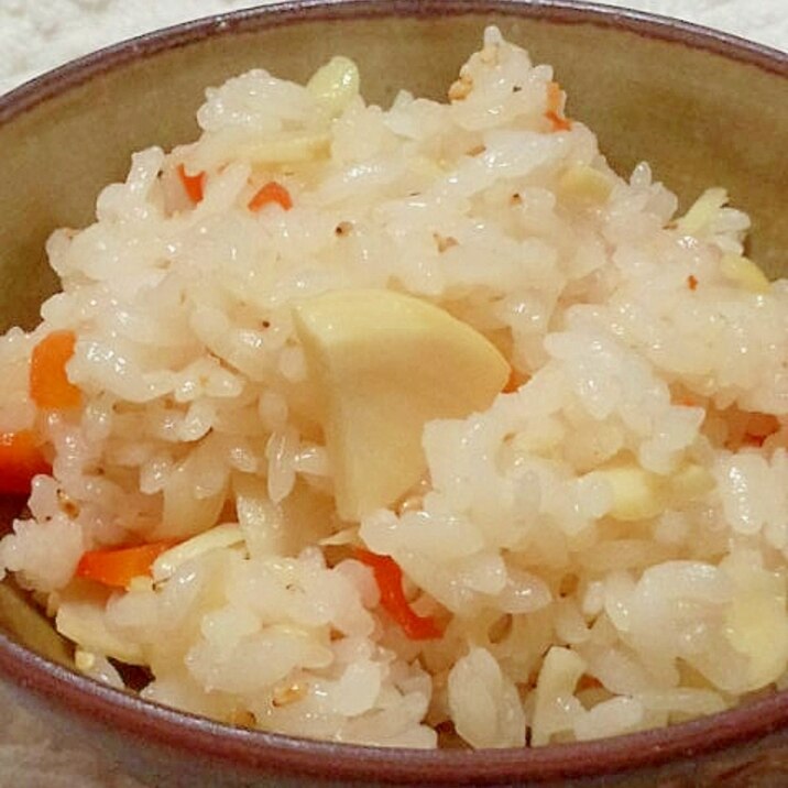 レンジで簡単 タケノコご飯 レシピ 作り方 By Reing 楽天レシピ